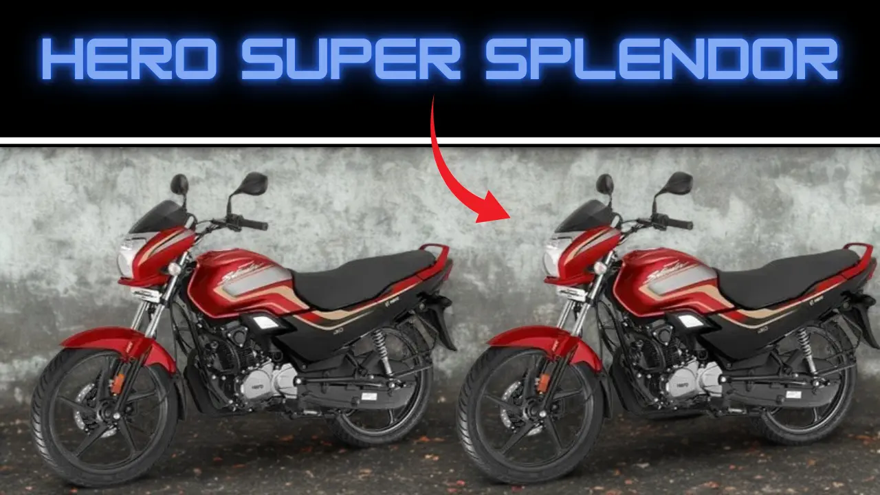 Hero Super Splendor Launched with 124.7cc Engine, 70 Kmpl Mileage and Bold New Look