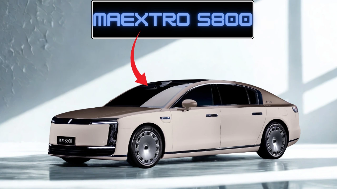 Huawei Enters Luxury EV Market in China with 1M Yuan Maextro S800