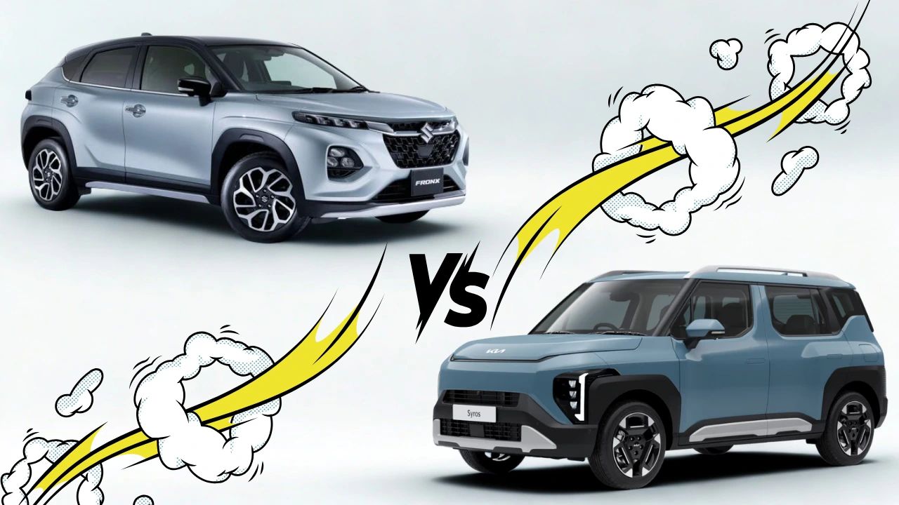 Kia Syros or Maruti Fronx: Which Compact SUV Fits Your Budget Under ₹10 Lakh