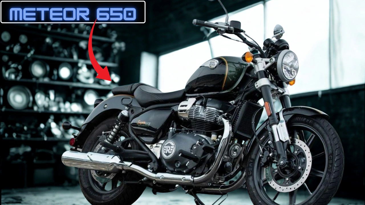 Royal Enfield Super Meteor 650 Transformed Into Custom Chopper by The Great Frog