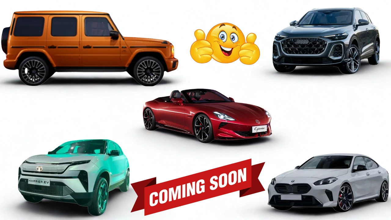 Top 5 Upcoming Cars in India June 2025: Tata Harrier EV, MG Cyberster and More