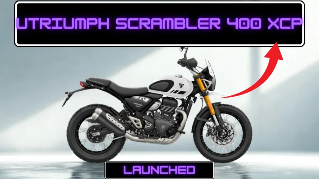 Triumph Scrambler 400 XC Launched at ₹2.94 Lakh with Bold Looks and Adventure Features