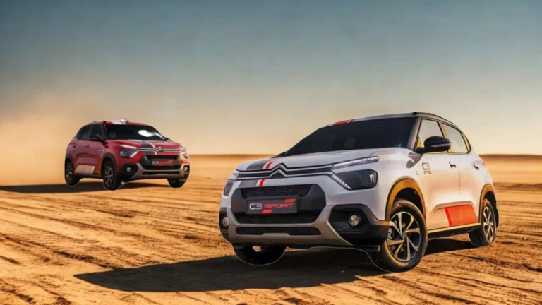 Citroen C3 Sport Edition Debuts with New Styling at ₹6.44 Lakh