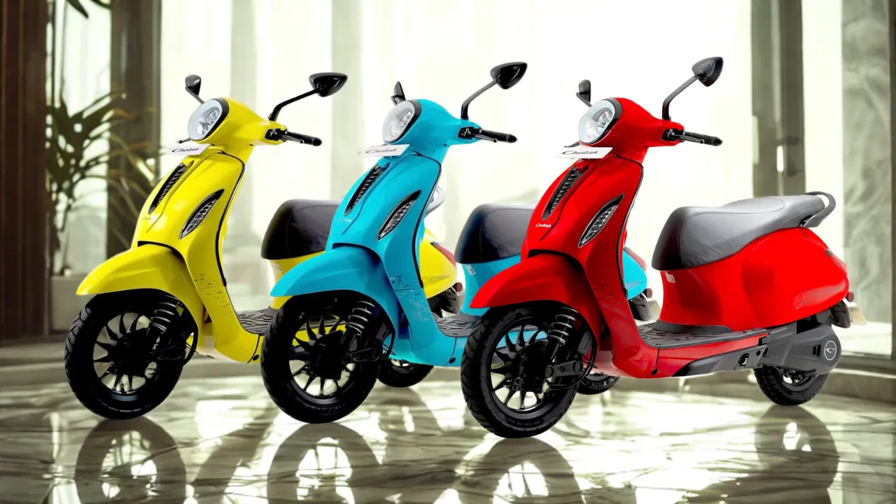 New Bajaj Chetak 3001 Electric Scooter Launched at ₹99,990!