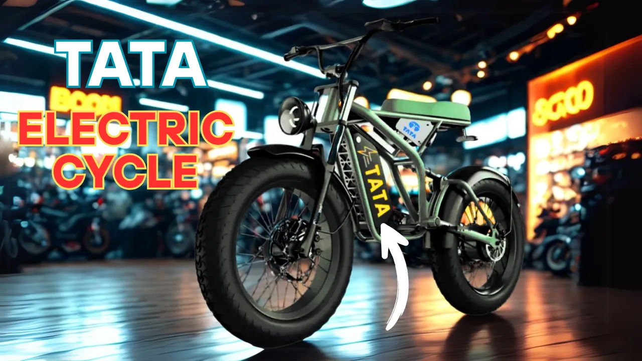 Tata Unveils Smart Electric Cycle at Affordable Price with 100km Range