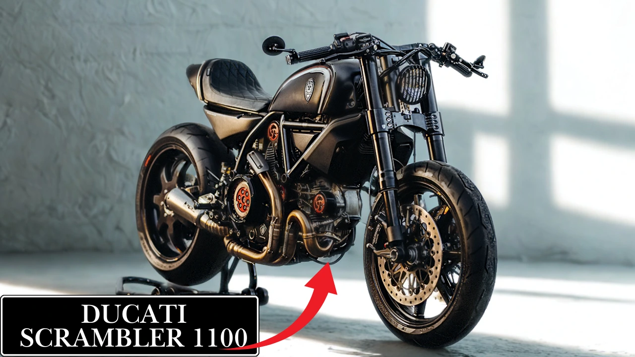 Wedge Motorcycle Turns Ducati Scrambler 1100 into a Café Racer Masterpiece