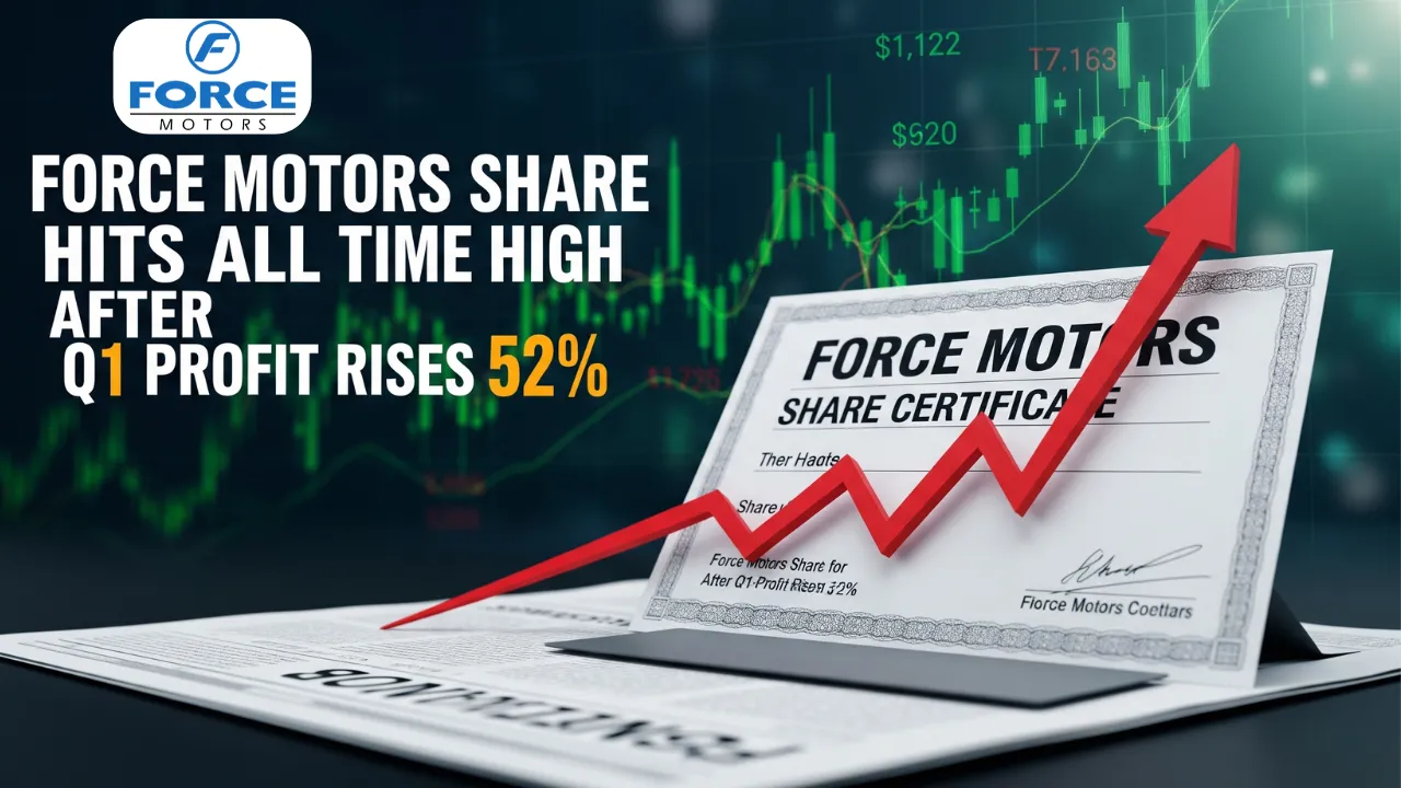 Force Motors stock surges 20 percent after strong Q1 results