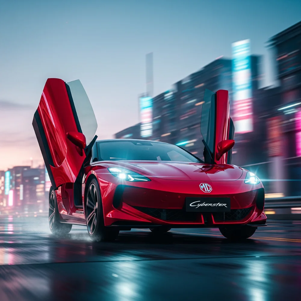 MG Cyberster EV With Scissor Doors Launching in India by August 2025!