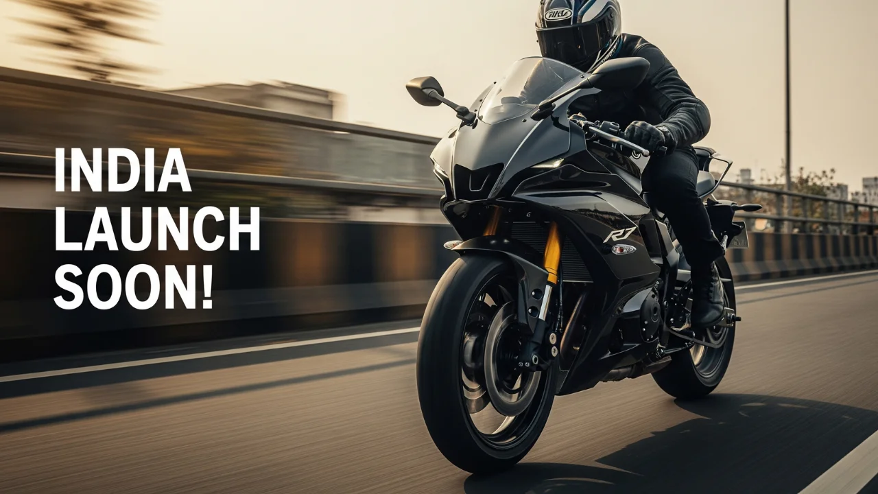 Yamaha YZF-R7 front and side profile with aggressive design
