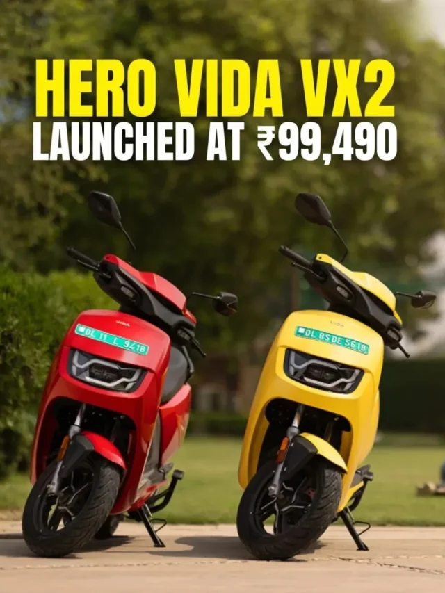 Hero Vida VX2 Price Revealed – Starts at ₹44,990 Only