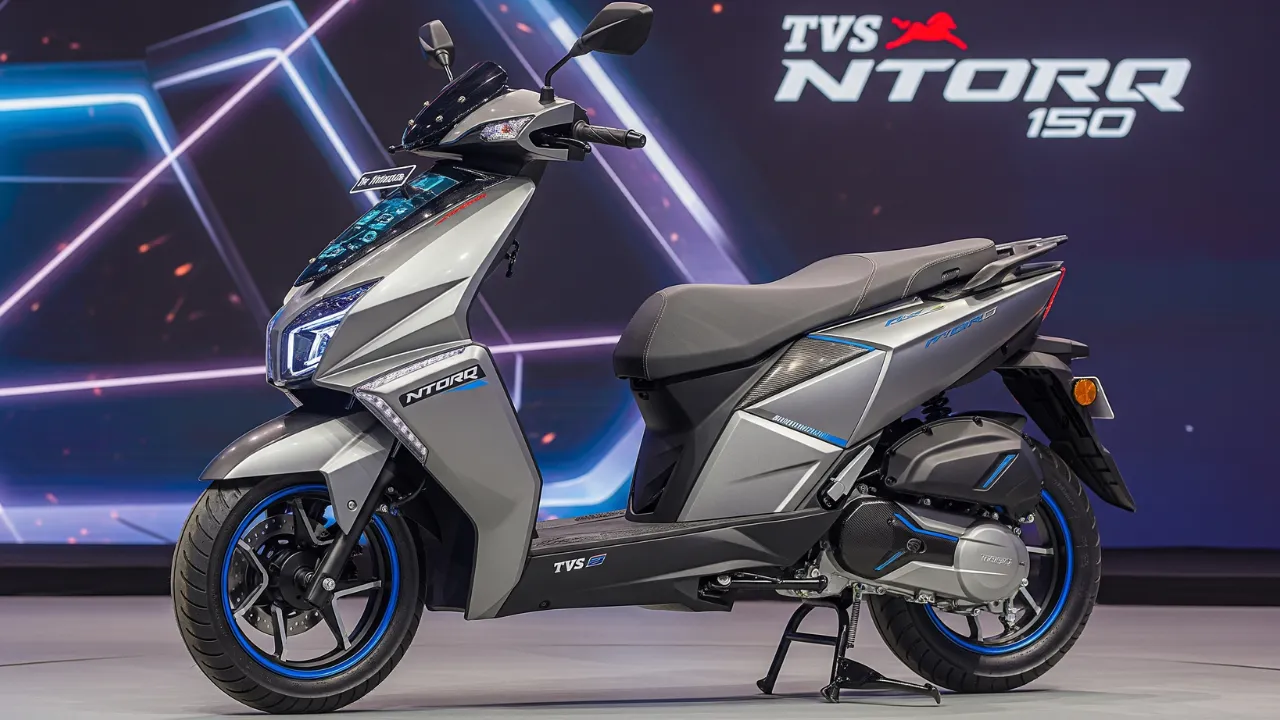 TVS Ntorq 150 with sporty design, 150cc engine and ABS
