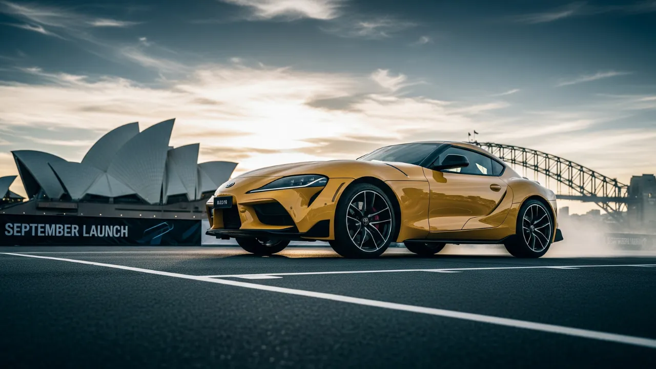 Toyota GR Supra Supercar at Sydney Launch Event