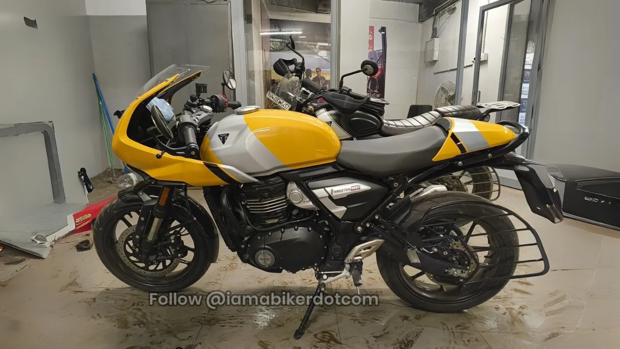 Triumph Thruxton 400 India Launch Leak – Design and Specs Revealed