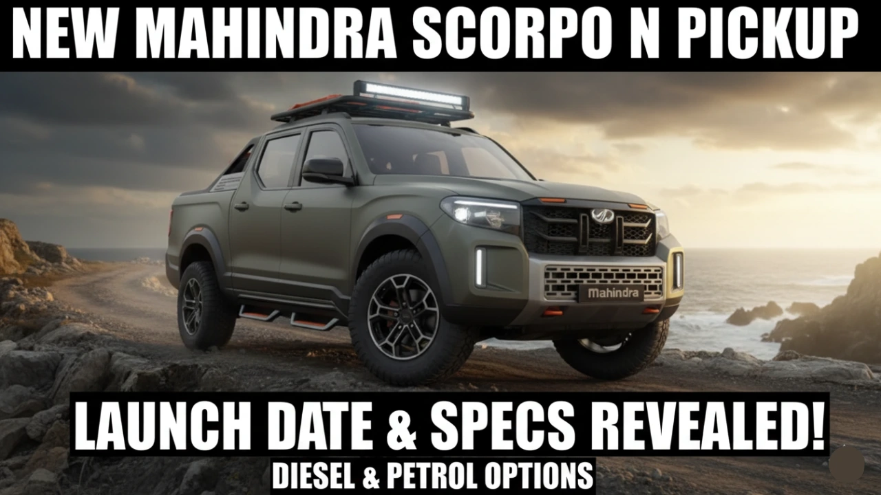 Mahindra Scorpio N Pickup Launch Confirmed: Full Specs, Expected Price, and 2026 Debut Details
